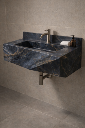 KaraBlue1 روشویی سرامیکی دیواری سرامید